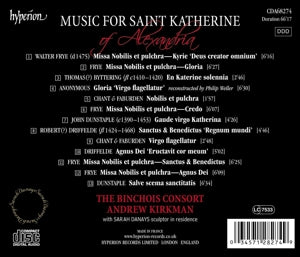 Binchois Consort – Music For Saint Katherine of Alexandria | 0034571282749 | extra productbeeld