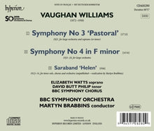 Brabbins, Martyn & Bbc Symphony Orchestra – Vaughan Williams: Symphony No 3 'Pastoral' & Symphony No 4 | 0034571282800 | extra productbeeld