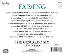 Gesualdo Six & Owain Park – Fading | 0034571282855 | extra productbeeld