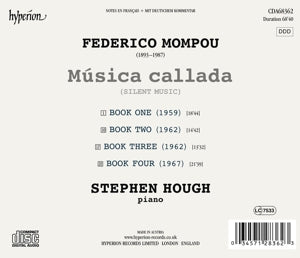 Hough, Stephen – Mompou: Musica Callada | 0034571283623 | extra productbeeld