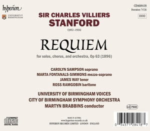 City of Birmingham Symphony Orchestra – Sir Charles Villiers Stanford: Requiem | 0034571284187 | extra productbeeld