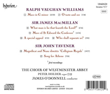 Westminster Abbey Choir – Vaughan Williams, Tavener & Macmillan | 0034571284200 | extra productbeeld