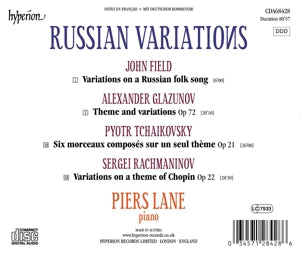 Lane, Piers – Russian Variations | 0034571284286 | extra productbeeld
