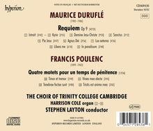 Choir of Trinity College Cambridge – Durufle: Requiem & Poulenc: Lenten Motets | 0034571284361 | extra productbeeld