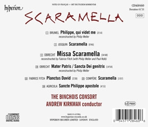 Binchois Consort & Andrew Kirkman – Scaramella | 0034571284606 | extra productbeeld