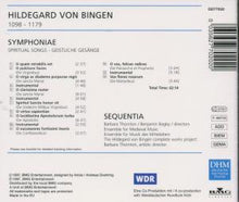 Sequentia – Hildegard von Bingen: Geistliche Gesange | 0035627702020 | extra productbeeld