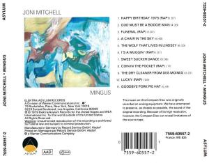 Mitchell, Joni – Mingus | 0075596055727 | extra productbeeld