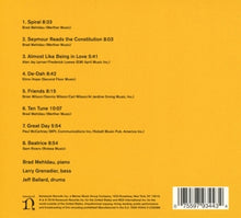 Mehldau, Brad – Seymour Reads the Constitution | 0075597934434 | extra productbeeld
