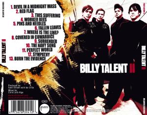 Billy Talent – Billy Talent Ii | 0075678394126 | extra productbeeld