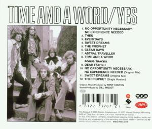 Yes – Time and a Word | 0081227378721 | extra productbeeld