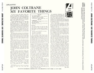 Coltrane, John – My Favorite Things | 0081227957704 | extra productbeeld