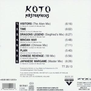 Koto – Masterpieces | 0090204999163 | extra productbeeld