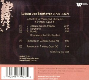 Midori – Violin Concerto / 2 Romances | 0190295179205 | extra productbeeld