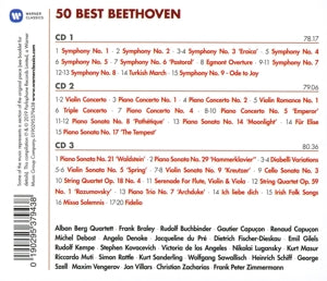 Zinman, David – 50 Best Beethoven | 0190295379438 | extra productbeeld