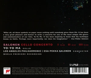 Ma, Yo-Yo – Salonen Cello Concerto | 0190759284827 | extra productbeeld