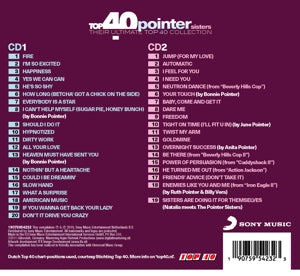 Pointer Sisters, the – Top 40 - the Pointer Sisters | 0190759542323 | extra productbeeld