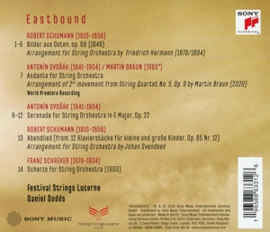 Festival Strings Lucerne & Daniel Dodds – Eastbound: Schumann, Dvorak, Schreker (Works For String Orchestra) | 0196588633126 | extra productbeeld
