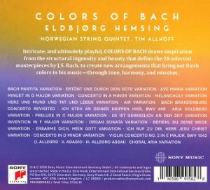 Hemsing, Eldbjørg & Norwegian String Quintet – Colors of Bach | 0196588995828 | extra productbeeld