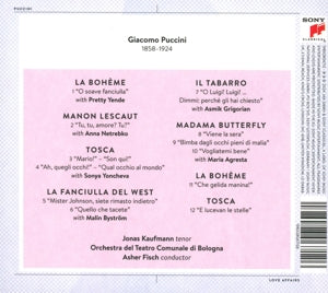 Kaufmann, Jonas – Puccini: Love Affairs | 0198028067126 | extra productbeeld