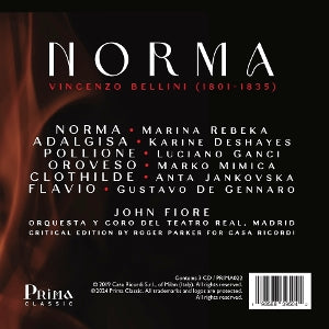 Rebeka, Marina – Bellini: Norma | 0198588395042 | extra productbeeld