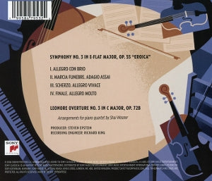 Yo-Yo Ma, Leonidas Kavakos, Emanuel Ax, Antoine Tamestit – Beethoven For Three: Symphony No. 3 "Eroica" and Leonore Overture No. 3 | 0199584795324 | extra productbeeld