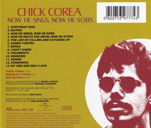 Corea, Chick – Now He Sings, Now He Sobs | 0600753977743 | extra productbeeld