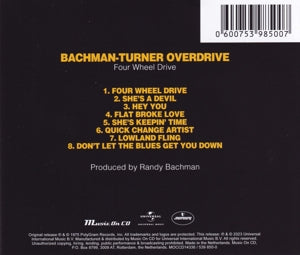 Bachman-Turner Overdrive – Four Wheel Drive | 0600753985007 | extra productbeeld