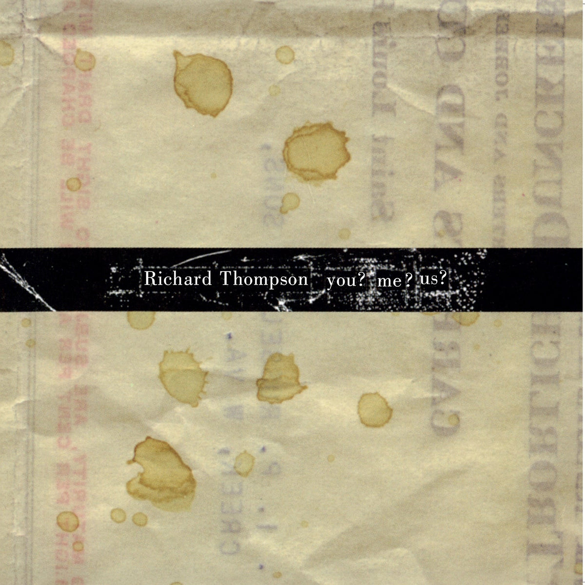 Thompson, Richard – You? Me? Us? | 0602488538121 | extra productbeeld