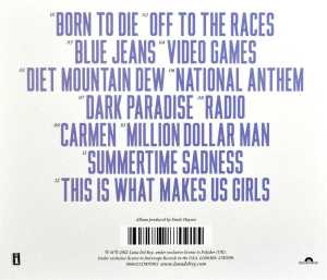 Del Rey, Lana – Born To Die | 0602527870915 | extra productbeeld