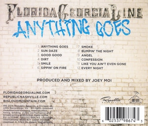 Florida Georgia Line – Anything Goes | 0602537986743 | extra productbeeld