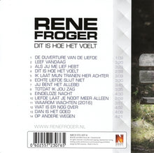 Rene Froger – Dit is Hoe Het Voelt | 0602557230765 | extra productbeeld