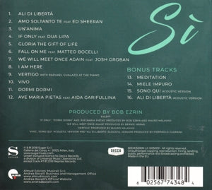 Bocelli, Andrea – Si | 0602567743484 | extra productbeeld