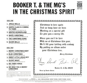 Booker T. & the Mg's – In the Christmas Spirit (Clear | 0603497832224 | extra productbeeld