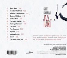 Goodman, Geoff – Jazz Plus Haiku | 0608917108927 | extra productbeeld