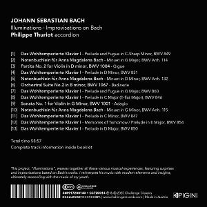 Thuriot, Philippe – Illuminations - Improvisations On Bach | 0608917200140 | extra productbeeld