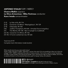 Malkin, Channa & La Sfera Armoniosa & Mike Fentross – Antonio Vivaldi: Fury / Mercy | 0608917200300 | extra productbeeld
