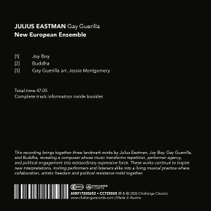 New European Ensemble – Julius Eastman: Gay Guerrilla | 0608917200652 | extra productbeeld