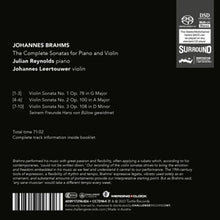 Leertouwer, Johannes & Reynolds, Julian – The Complete Sonatas For Piano and Violin | 0608917296426 | extra productbeeld