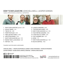 Helliwell, John – Don't Ever Leave Me | 0608917353624 | extra productbeeld