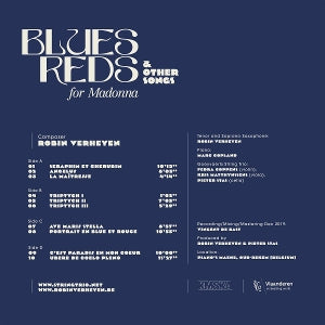 Goeyvaerts String Trio & Robin Verheyen & Marc Copland – Blues, Reds & Other Songs For Madonna | 0608917360622 | extra productbeeld