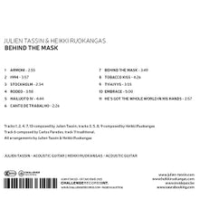 Tassin, Julien & Heikki Ruokangas – Behind the Mask | 0608917361025 | extra productbeeld