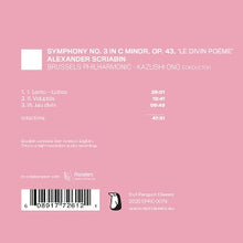 Brussels Philharmonic & Kazushi Ono – Alexander Scriabin: Symphony No. 3 | 0608917726121 | extra productbeeld