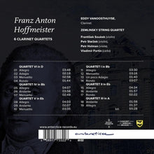 Vanoosthuyse, Eddy & Zemlinsky Quartet – 6 Clarinet Quartets | 0608917733228 | extra productbeeld