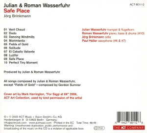 Julian & Roman Wasserfuhr – Safe Place | 0614427801128 | extra productbeeld