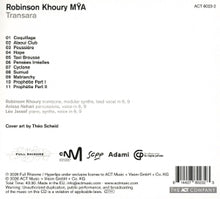 Khoury, Robinson – Transara | 0614427802323 | extra productbeeld