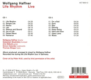 Haffner, Wolfgang – Life Rhythm Live | 0614427803122 | extra productbeeld