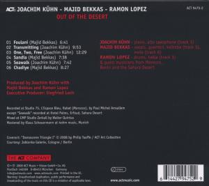 Kuehn, Joachim – Out of the Desert | 0614427947529 | extra productbeeld
