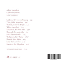 Gabrieli Consort – A Rose Magnificat | 0635212053621 | extra productbeeld