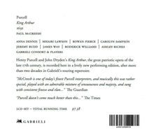 Gabrieli Consort – King Arthur | 0635212058923 | extra productbeeld