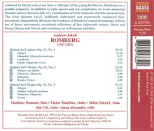 Romberg, A. – Flute Quintets | 0636943476529 | extra productbeeld